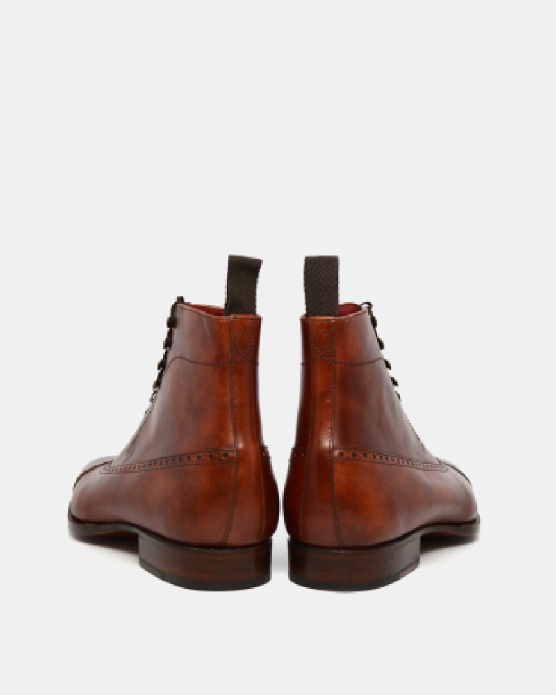 Loy brogue top dress boot