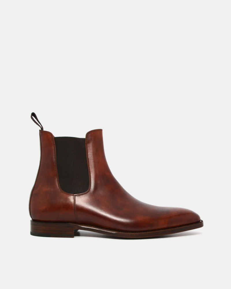 Museum Cognac Leather Chelsea Boot - Cobbler Union