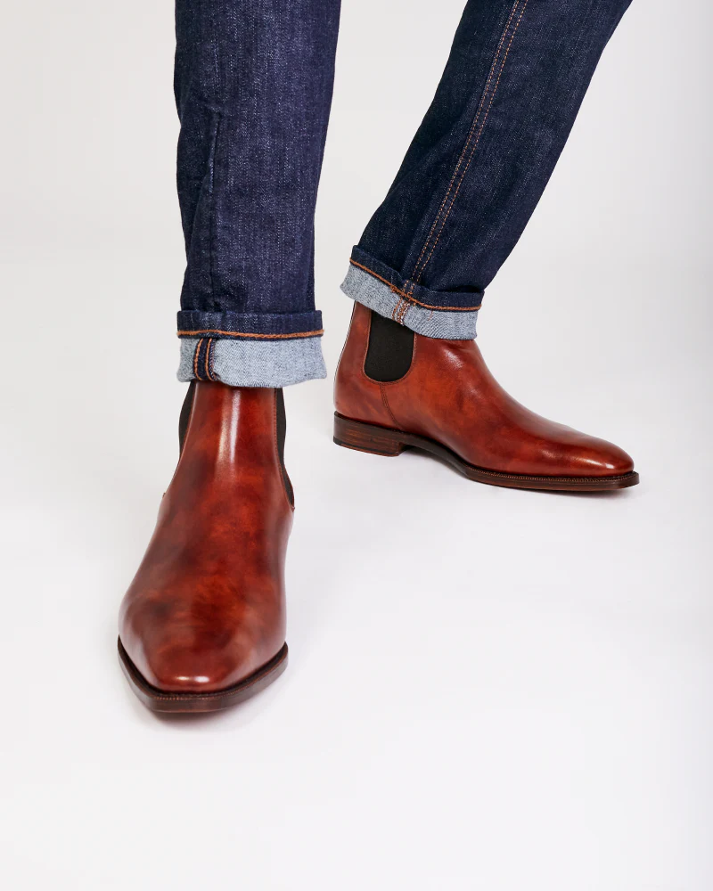Cognac chelsea boots 2024 mens