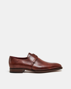 Museum Cognac Leather Derby Dress Shoe 8 UK / 9 US Museum Cognac Leather Derby Dress Shoe 8 UK / 9 US