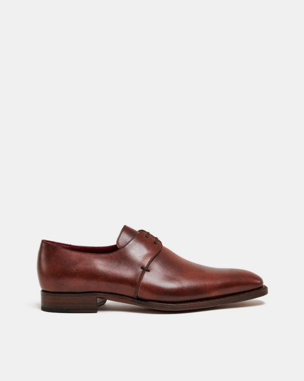 Museum Cognac Leather Derby Dress Shoe 9 UK / 10 US Museum Cognac Leather Derby Dress Shoe 9 UK / 10 US