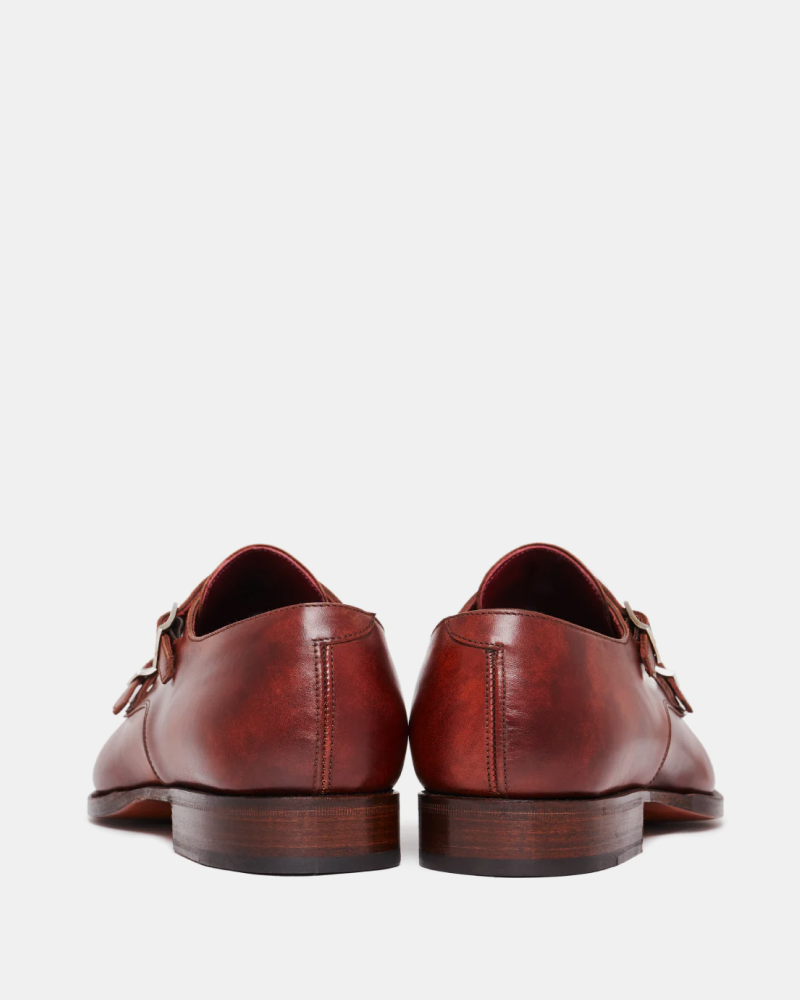 Francis Cognac Double Monk Strap - 675