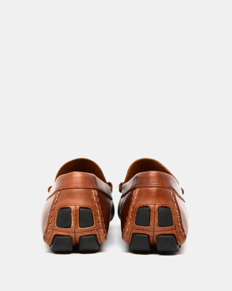 Cognac Leather Driving Shoes - Cobbler Union