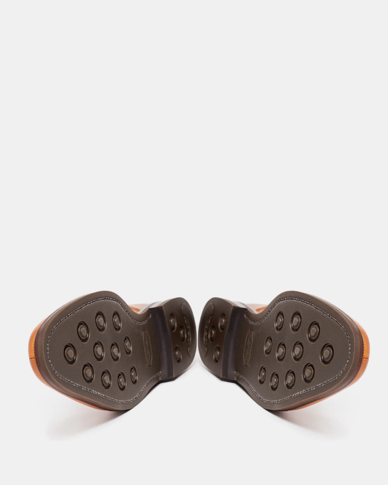 [SALE] - Cognac Calf Norwegian Split Toe Shoe