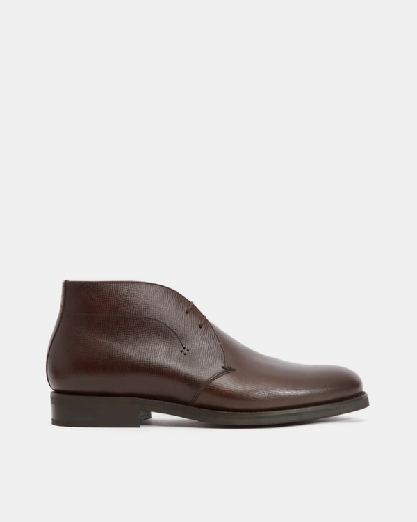 Mens dark brown chukka boots online