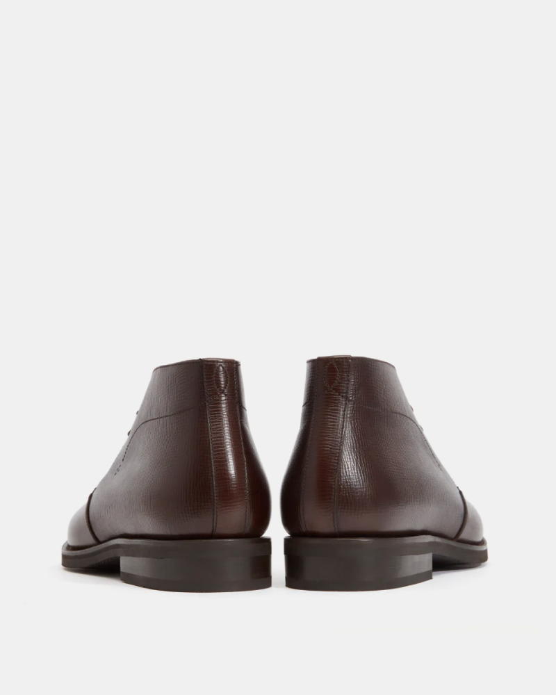 Dark Brown Leather Chukka Boot Cobbler Union