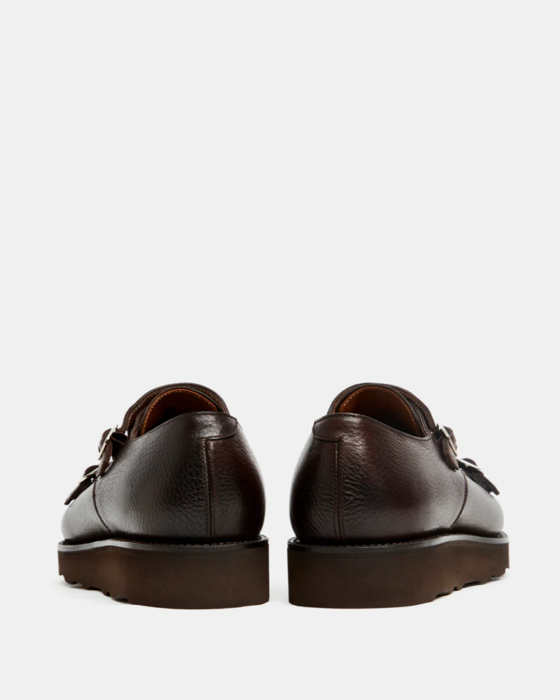 [SALE] - Dark Brown Lightweight Monkstrap Shoe