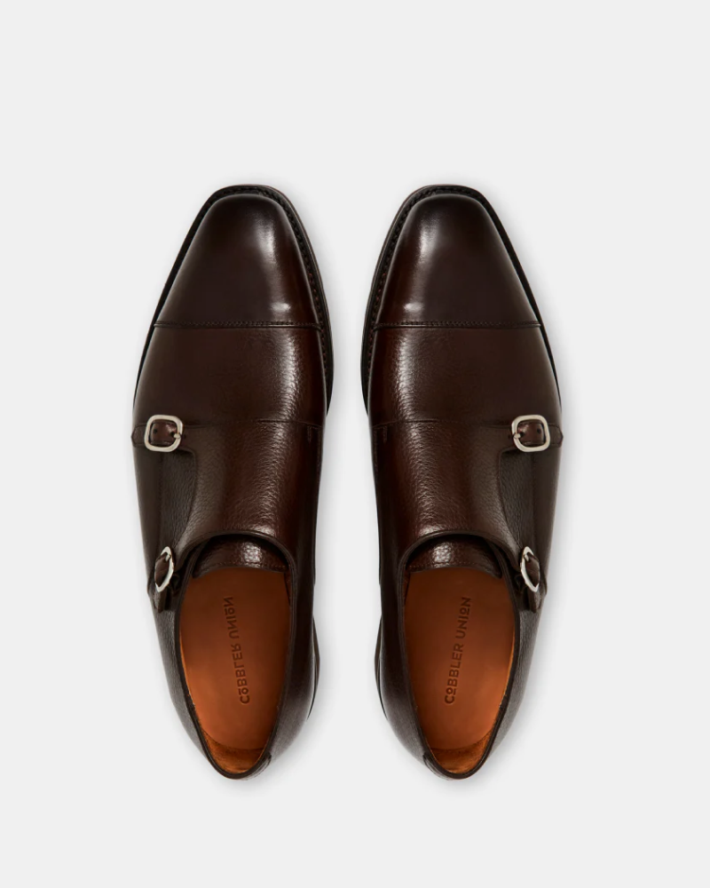 [SALE] - Dark Brown Lightweight Monkstrap Shoe