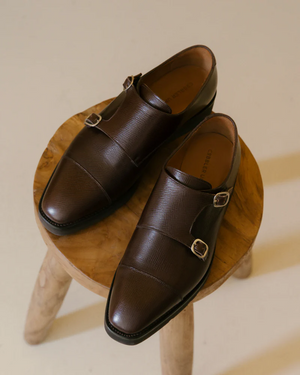 Dark Brown Lightweight Monkstrap Shoe
