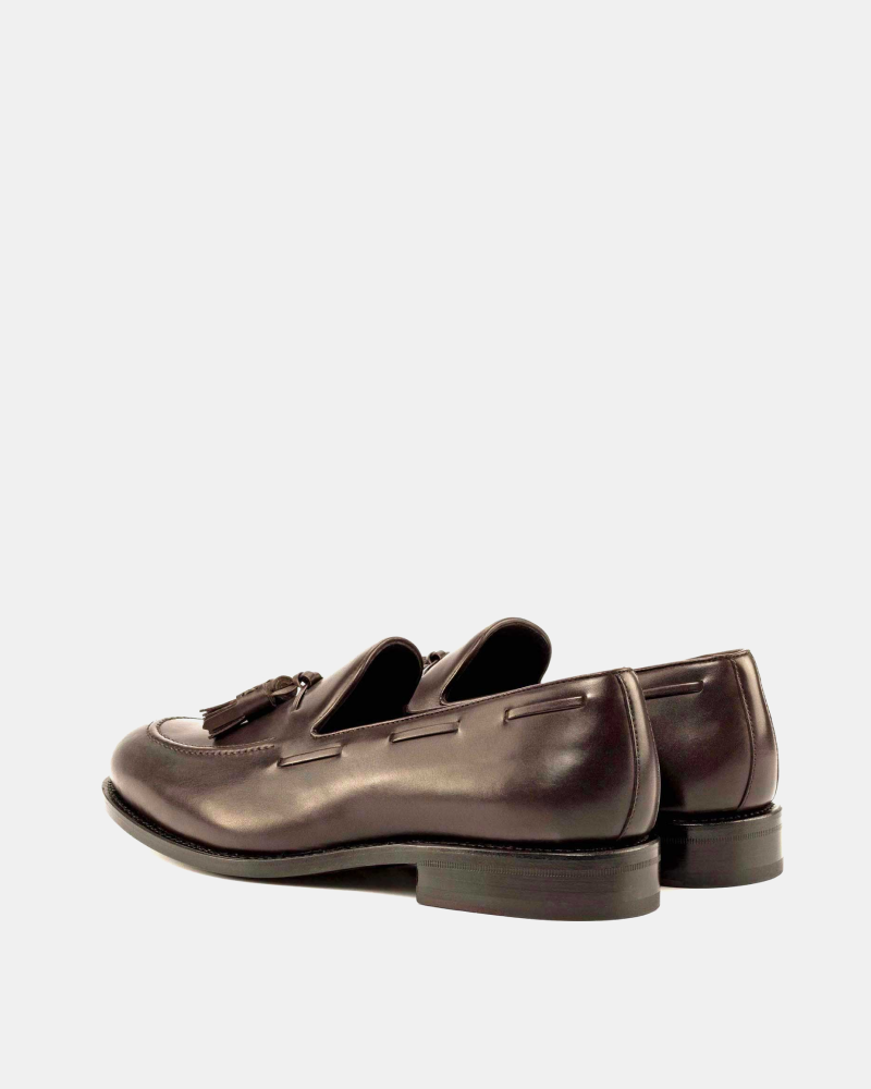 Thomas Dark Brown Tassel Loafer - 675