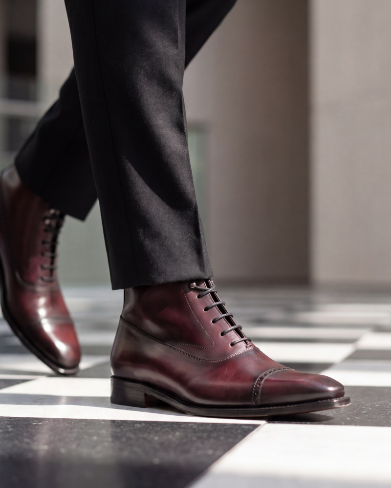 Guillaume Oxblood Balmoral Boot - 722