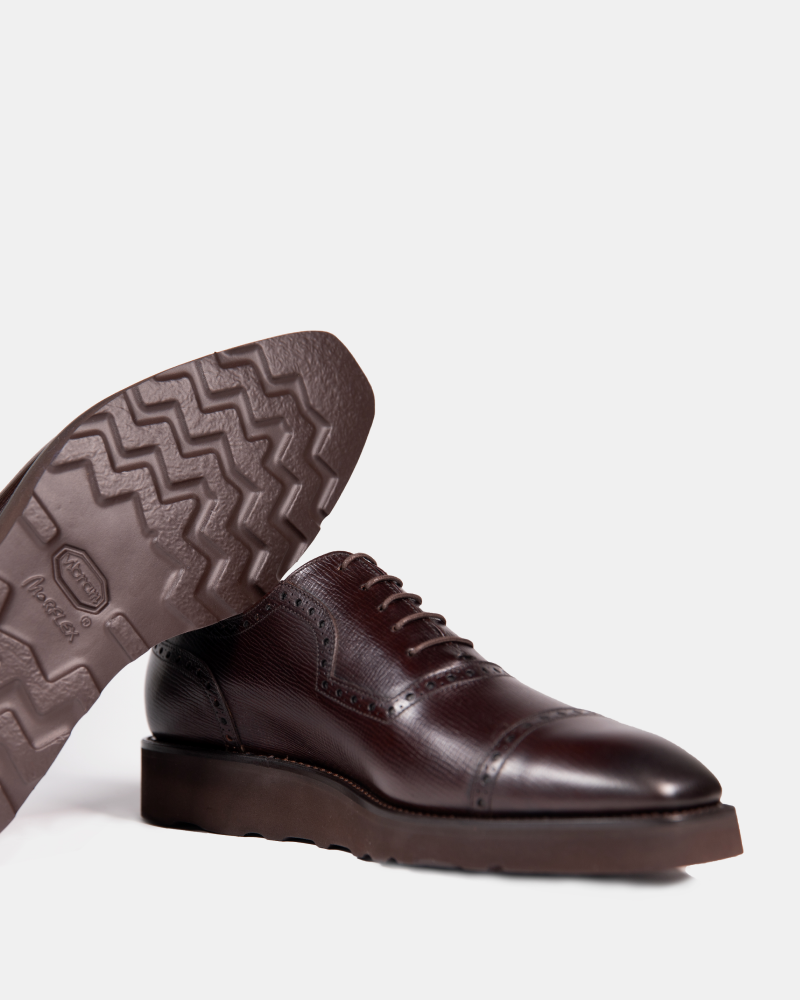Brown Brogue Lightweight Dress Shoe - Cobbler Union Brown Brogue Lightweight Dress Shoe - Cobbler Union