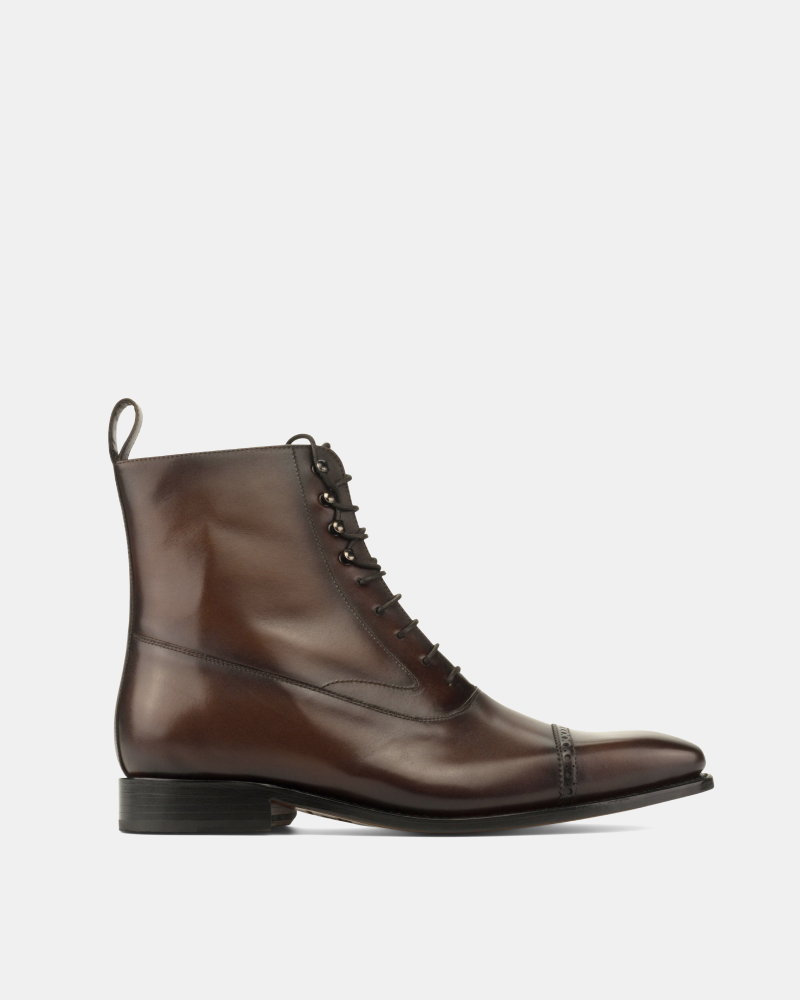 Guillaume Brown Calf Balmoral Boot - 722
