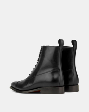 Guillaume Black Calf Balmoral Boot - 722