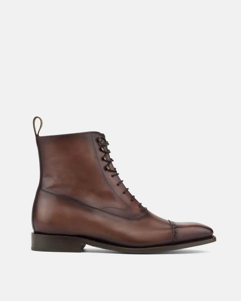Guillaume Brown Calf Balmoral Boot - 722