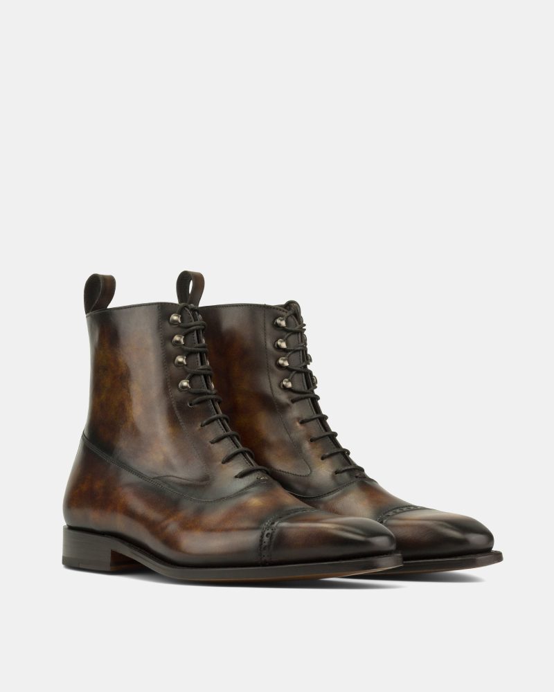 Guillaume Fire Patina Balmoral Boot - 722