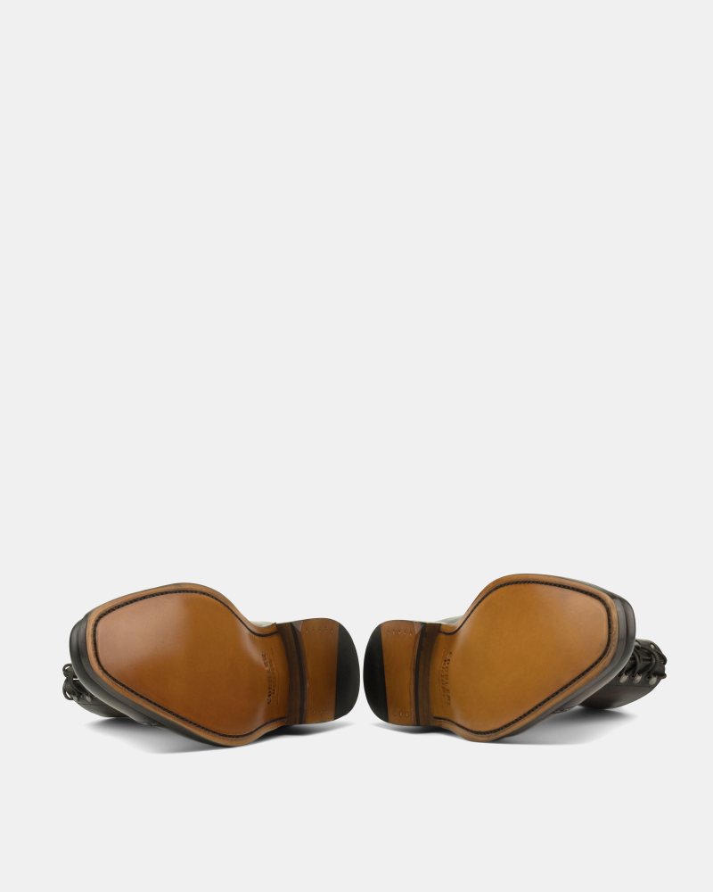 Guillaume Museum Brown Patina Balmoral Boot - 722