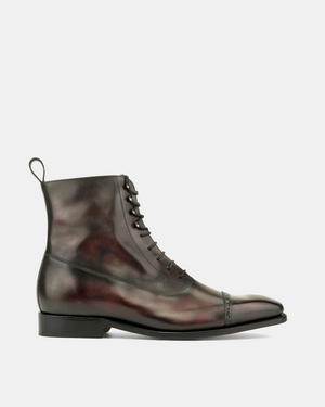 Guillaume Museum Oxblood Patina Balmoral Boot - 722