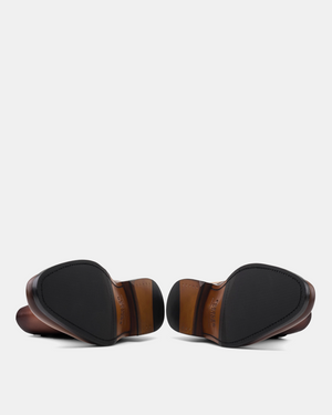 Bennett Brown Chelsea Boot with Half-Rubber Soles - 722