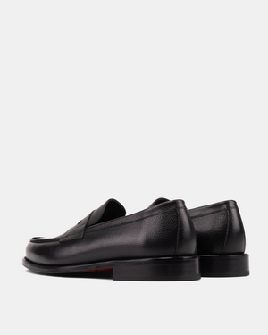 Henry Black Grain Penny Loafer - 144