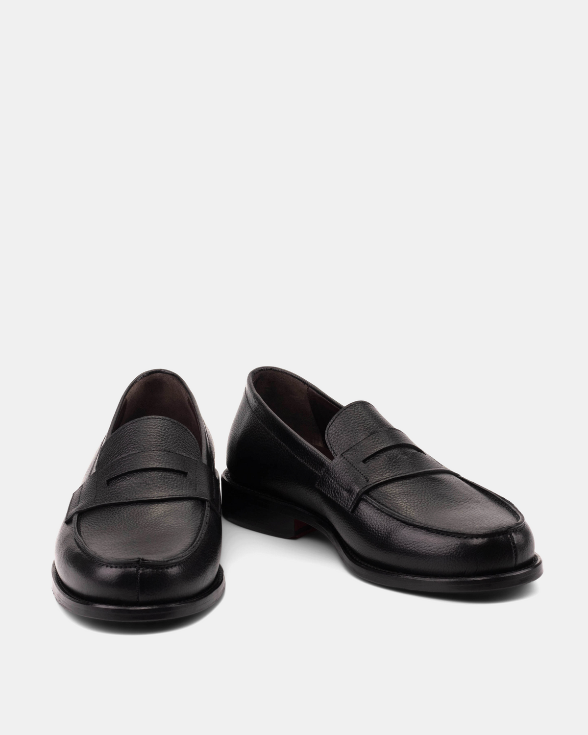 Henry Black Grain Penny Loafer - 144