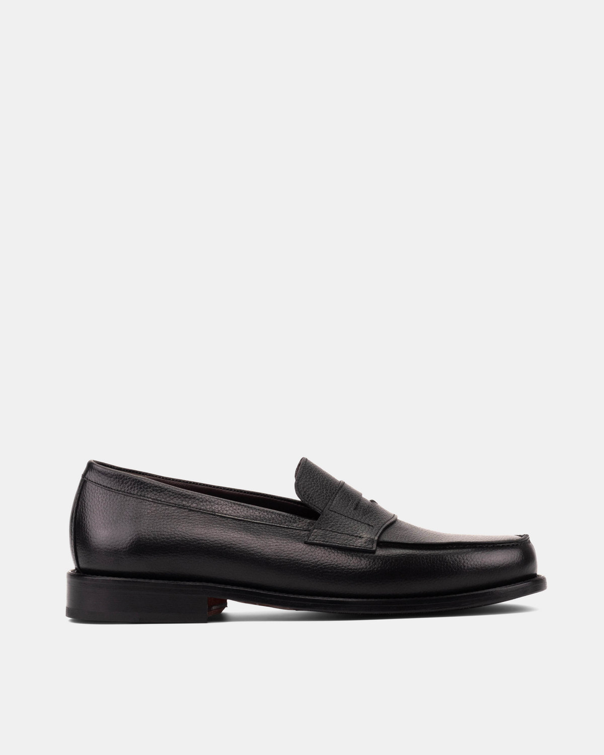 Henry Black Grain Penny Loafer - 144