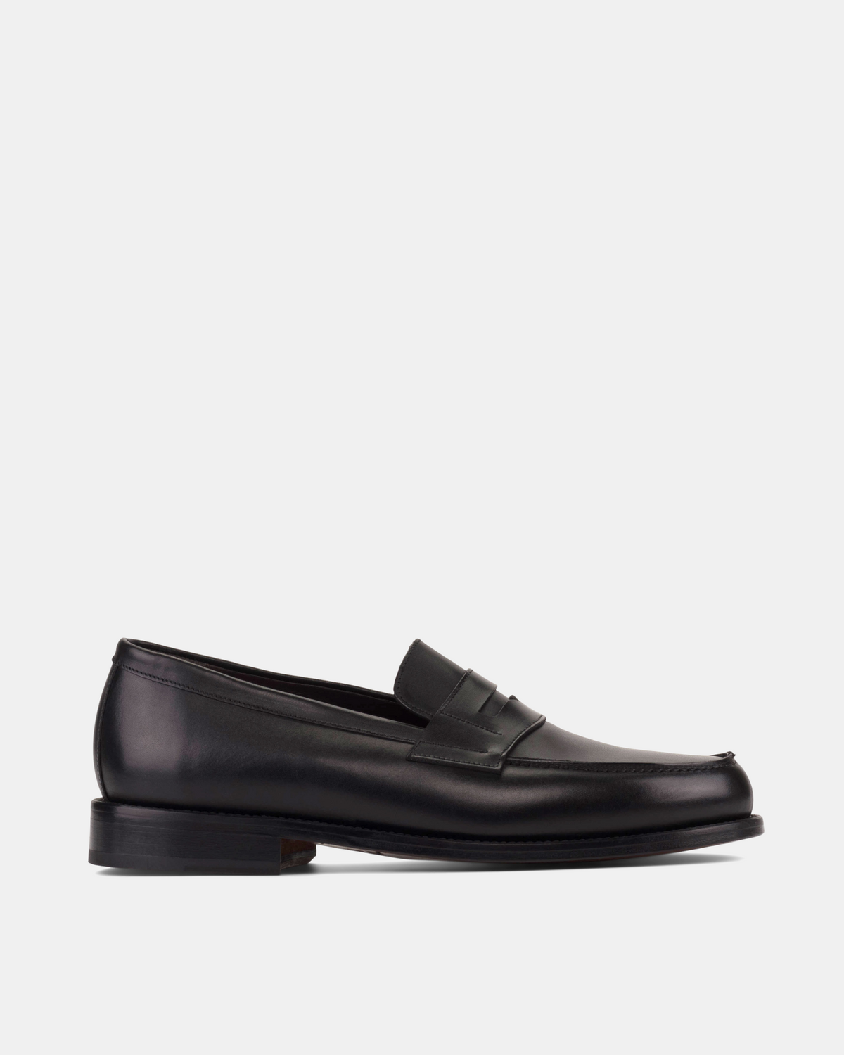 Henry Black Calf Penny Loafer - 144