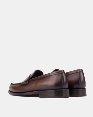 Henry Brown Calf Penny Loafer - 144