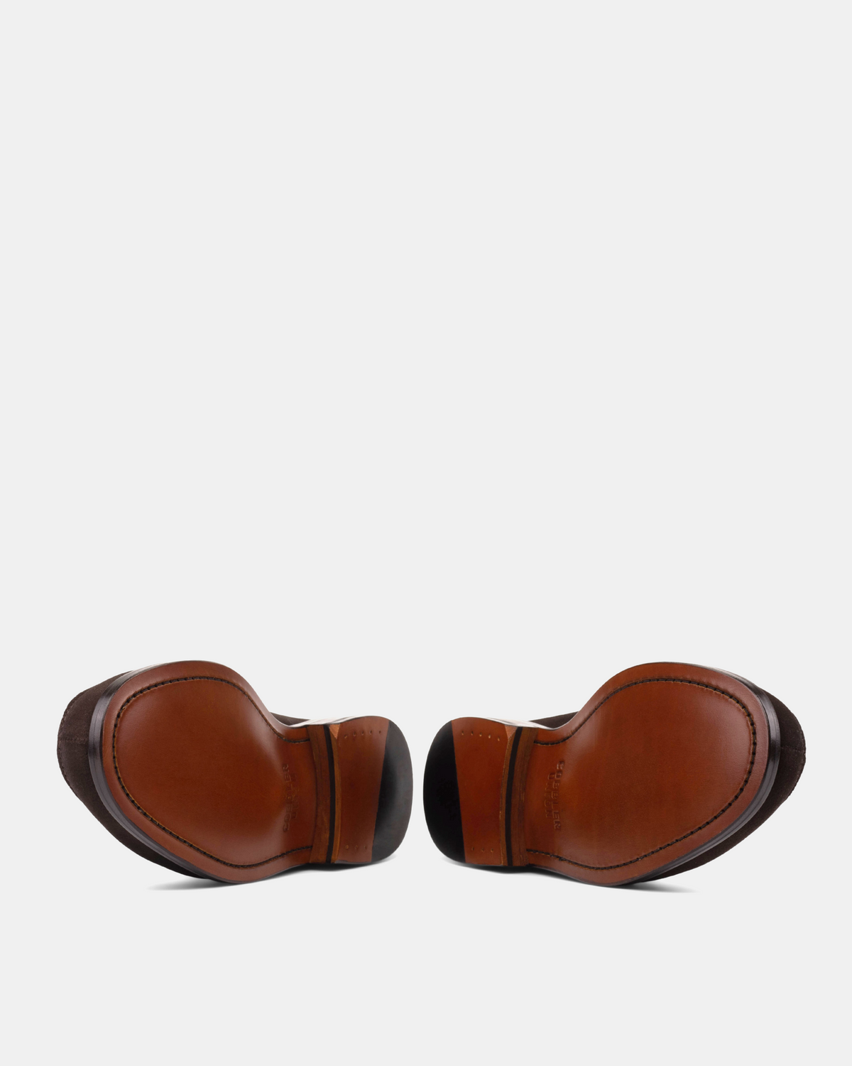 Henry Brown Suede Penny Loafer - 144