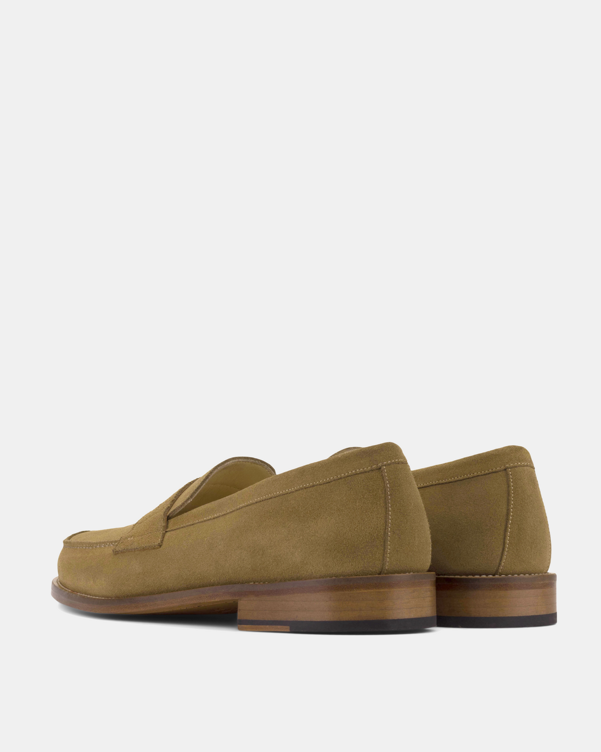 Henry Camel Suede Penny Loafer - 144