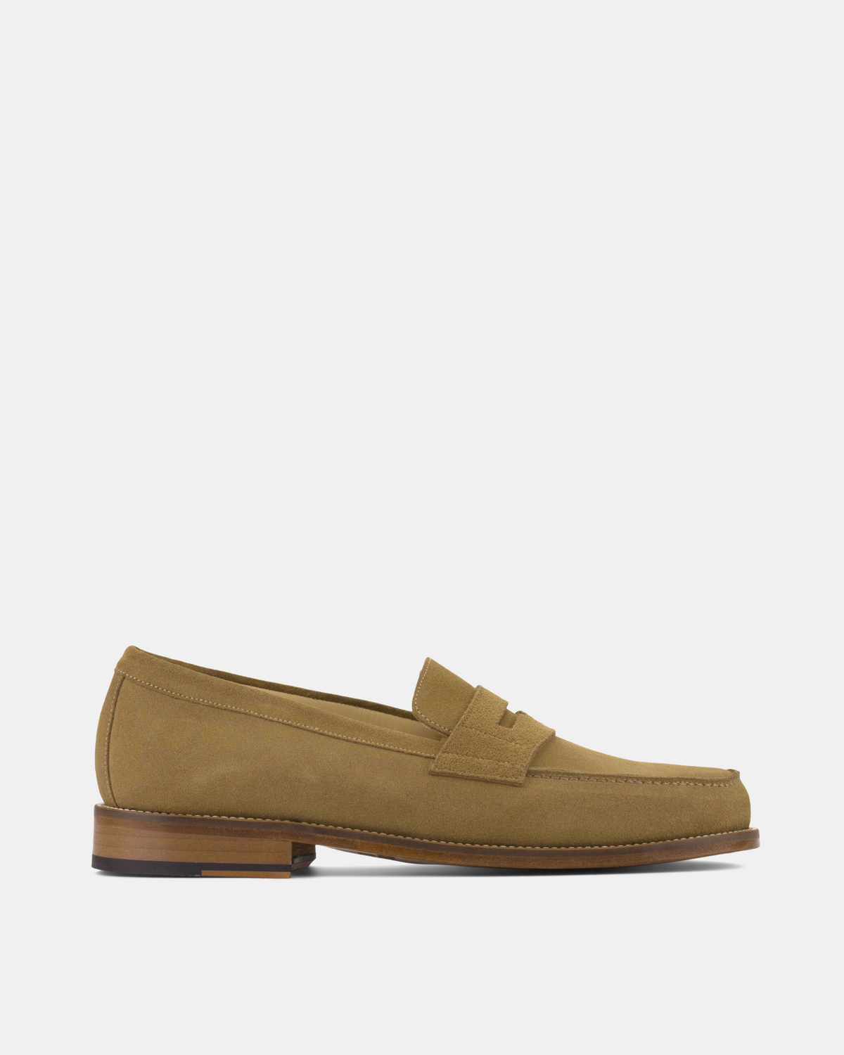 Henry Camel Suede Penny Loafer - 144