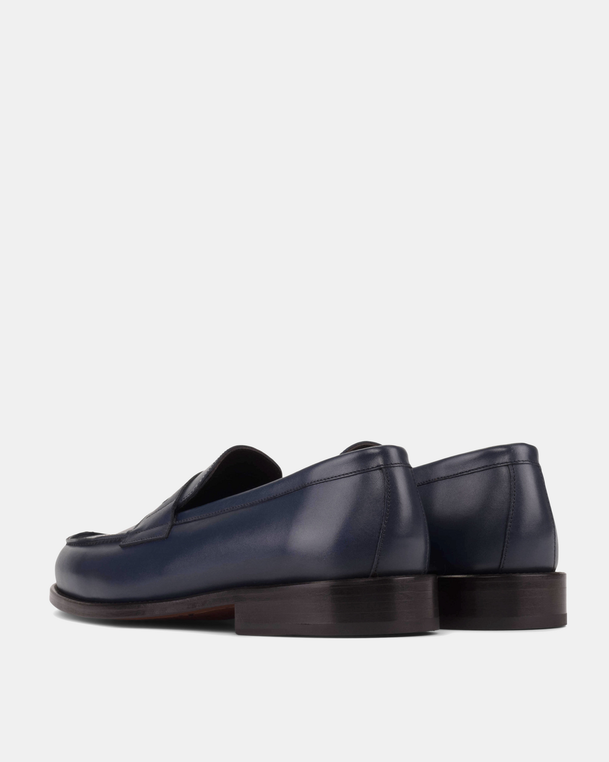 Henry Navy Calf Penny Loafer - 144