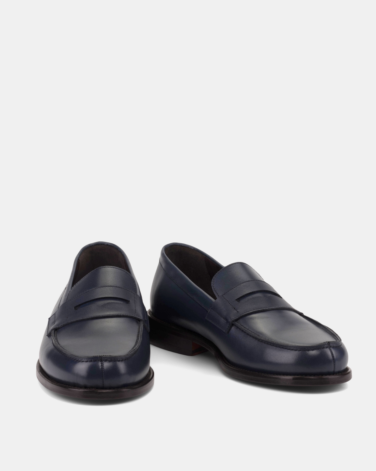 Henry Navy Calf Penny Loafer - 144