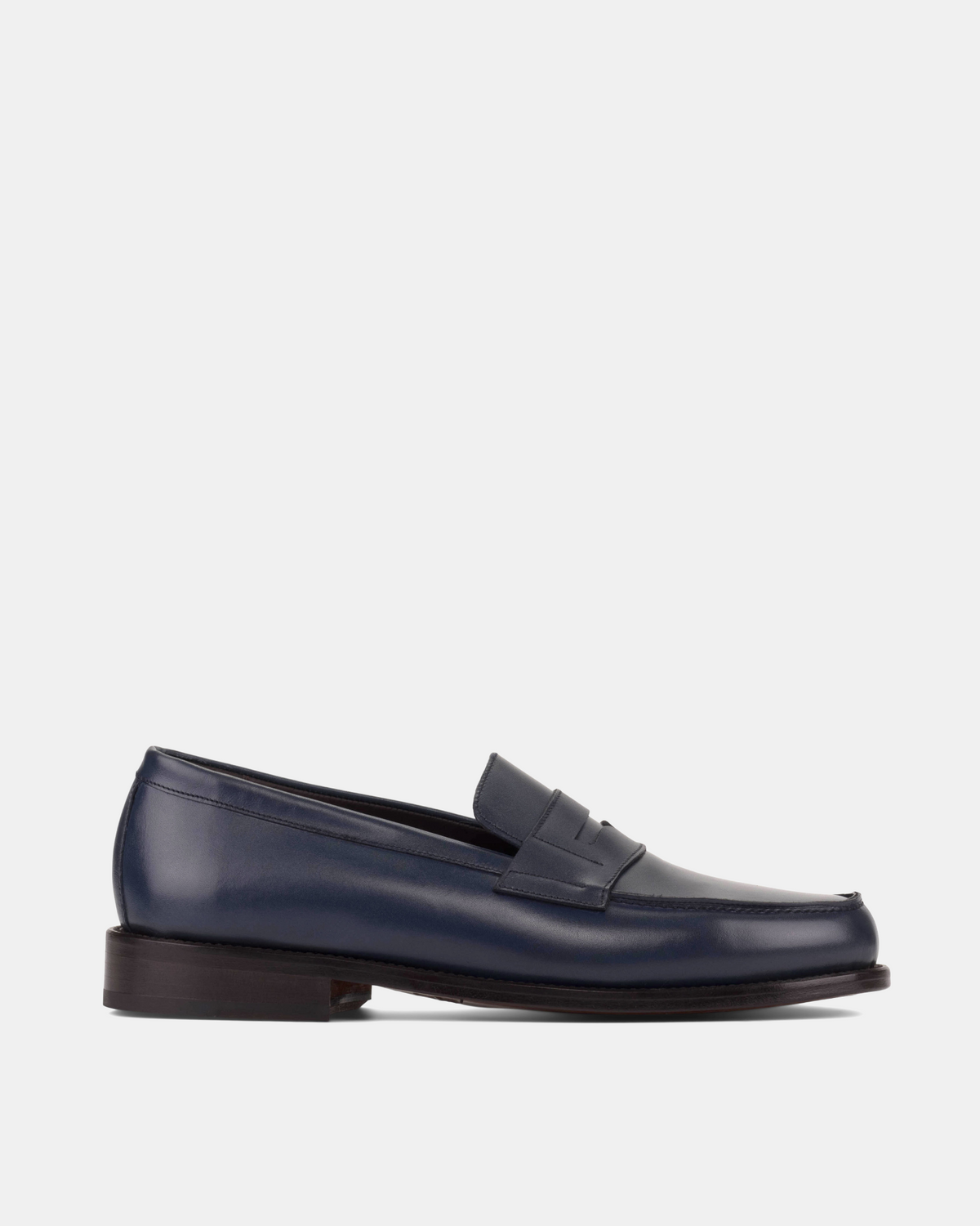 Henry Navy Calf Penny Loafer - 144
