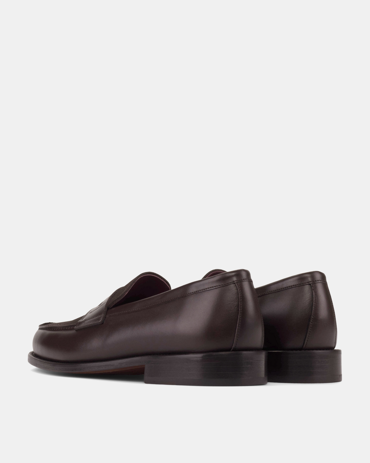 Henry Brown Calf &amp; Suede Penny Loafer - 144