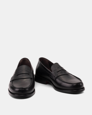 Henry Black Grain Penny Loafer - 144