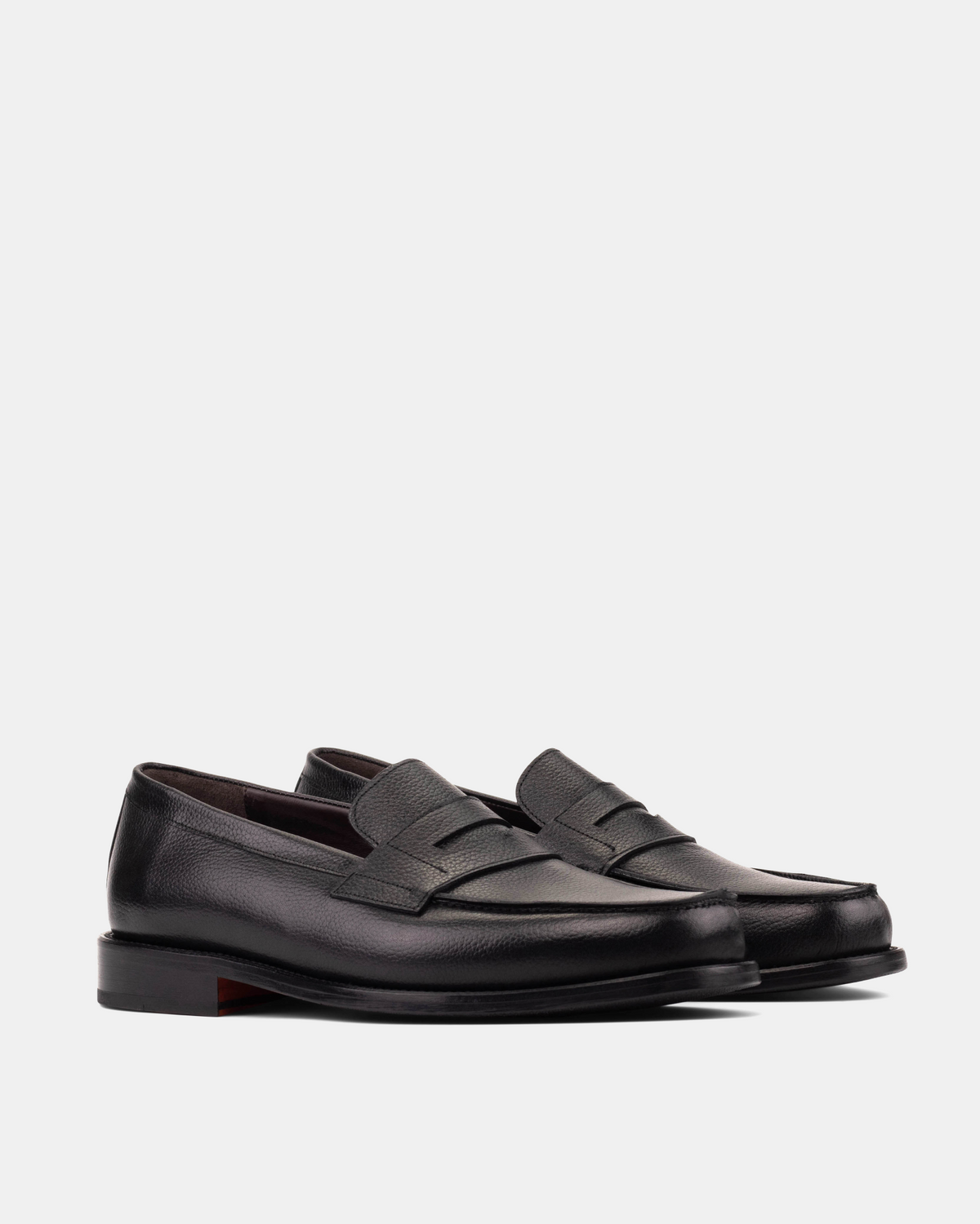 Henry Black Grain Penny Loafer - 144