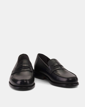 Henry Black Calf Penny Loafer - 144
