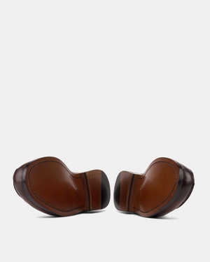 Henry Brown Grain Penny Loafer - 144