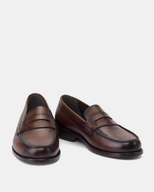 Henry Brown Calf Penny Loafer - 144