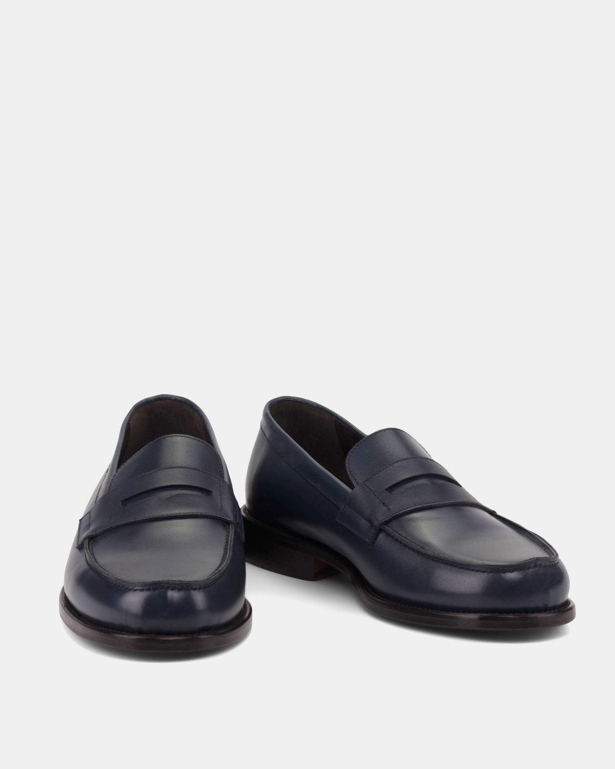 Henry Navy Calf Penny Loafer - 144