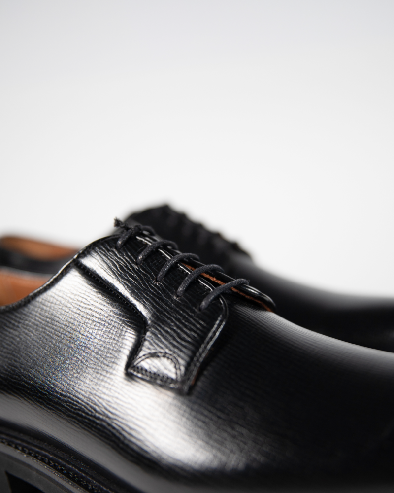 Black Alcazar Derby Shoe