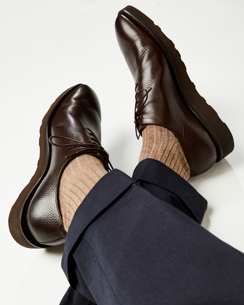 [SALE] - Dark Brown Wholecut Lightweight Shoe