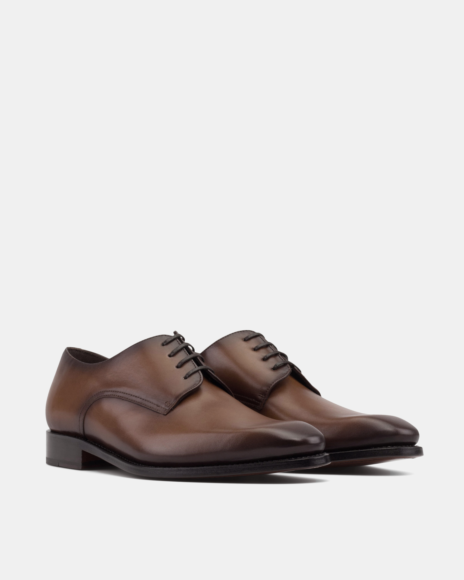 Marco Brown Calf Derby Shoe - 722