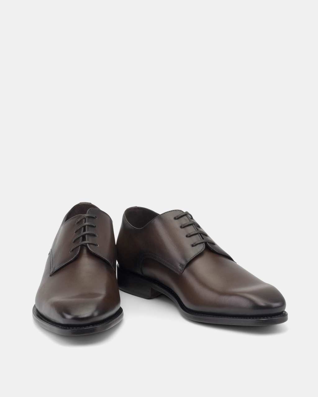 [SALE] - Marco Dark Brown Derby with Half-Rubber Soles - 722