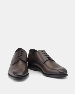 Marco Dark Brown Calf Derby Shoe - 722