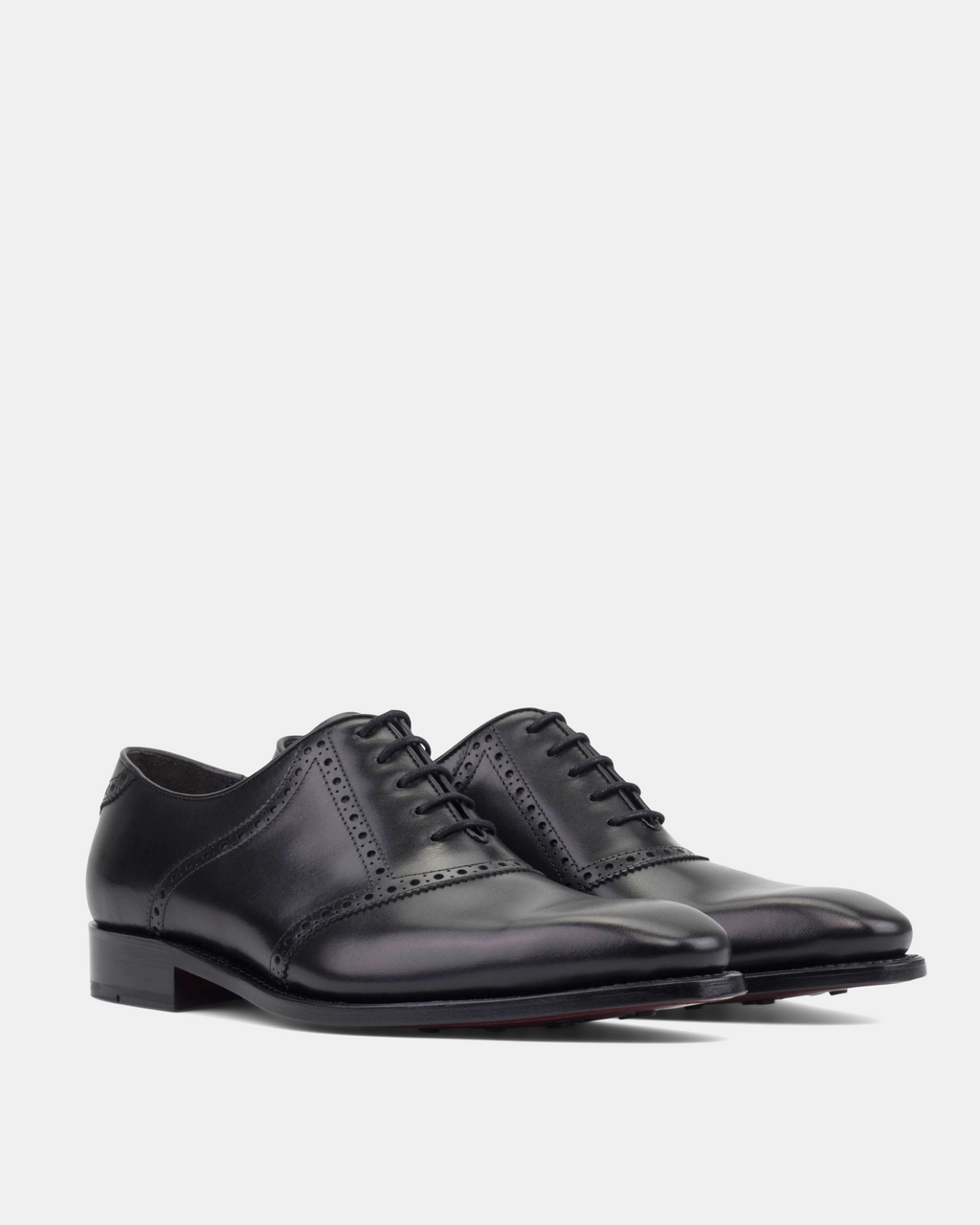 [SALE] - Martin Black Calf Saddle Oxford - 722