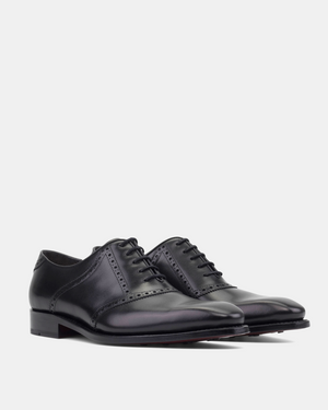Martin Black Calf Saddle Oxford - 722