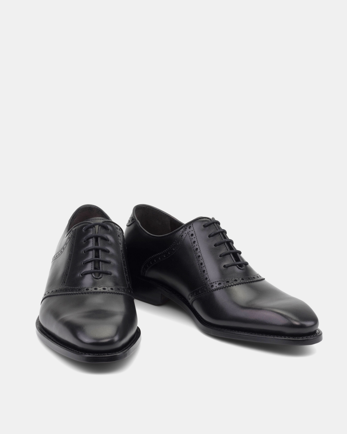 Martin Black Calf Saddle Oxford - 722