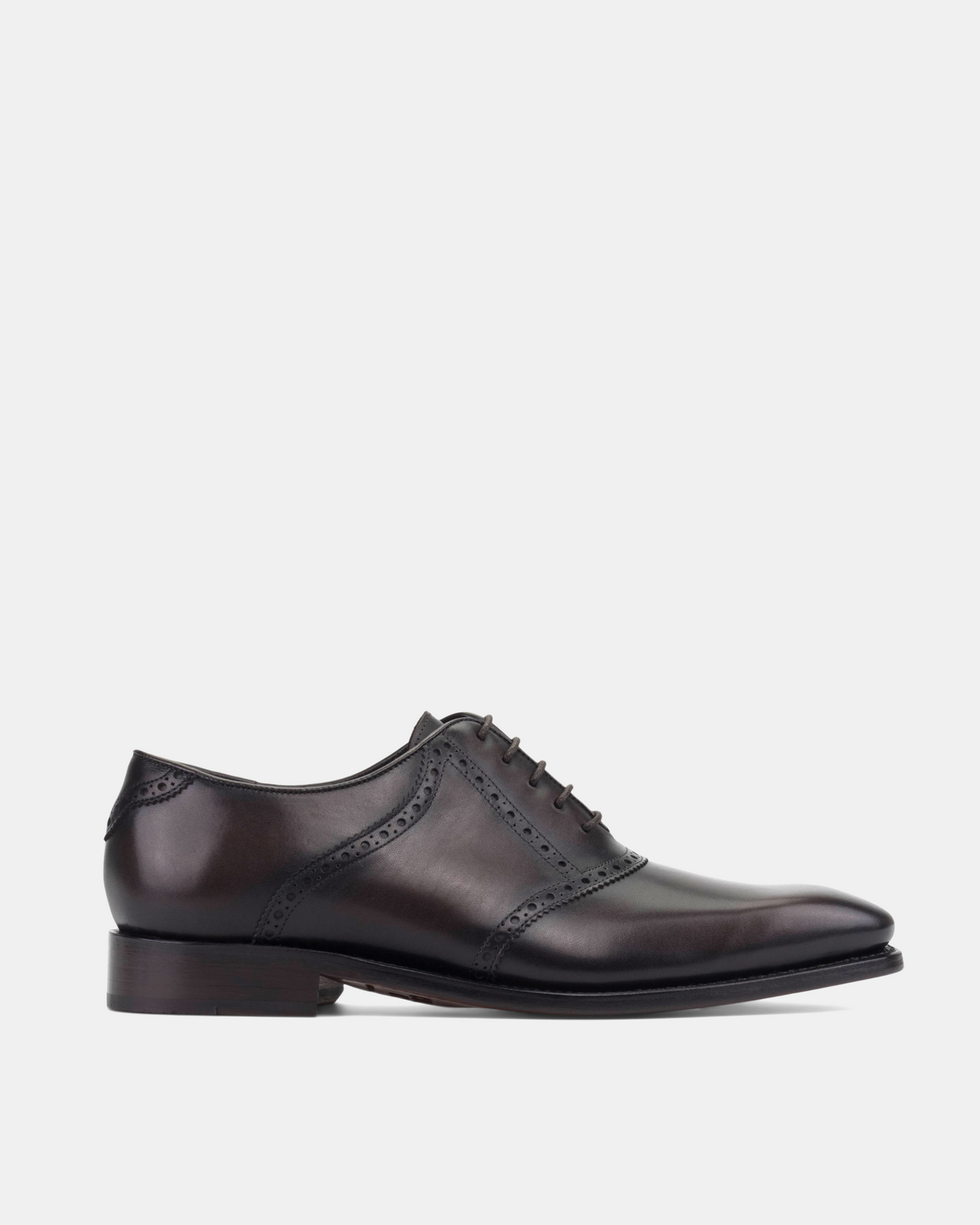 Martin Dark Brown Saddle Oxford - 722